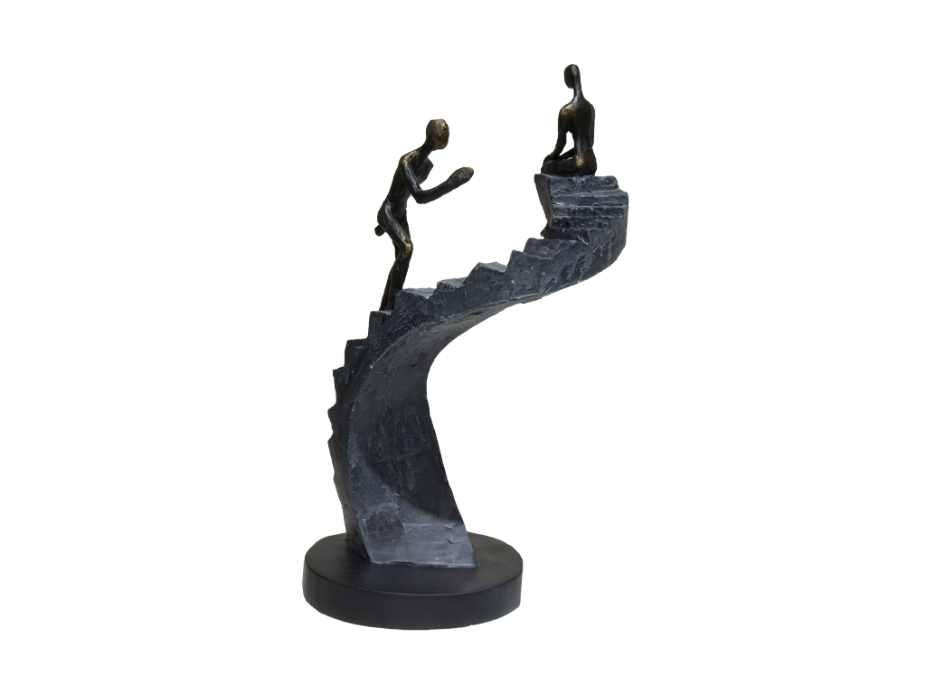 Escultura Escalera En Pareja